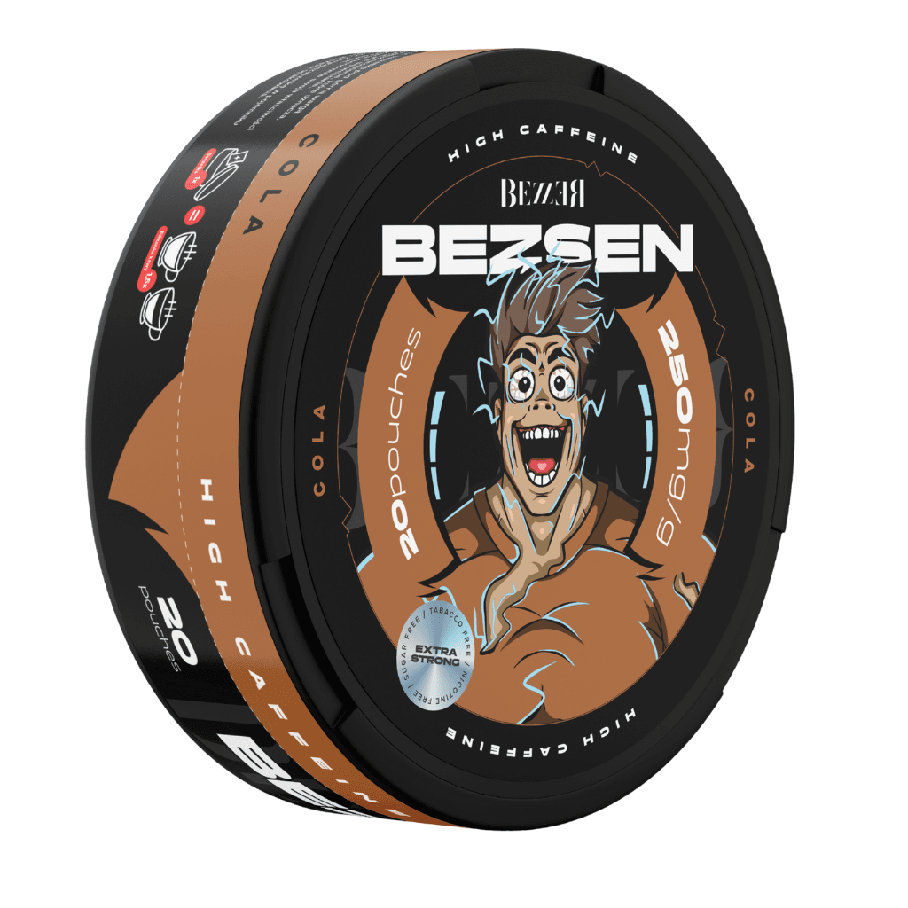 SNUS z kofeiną BEZZER BEZSEN 250mg Caffeine Cola