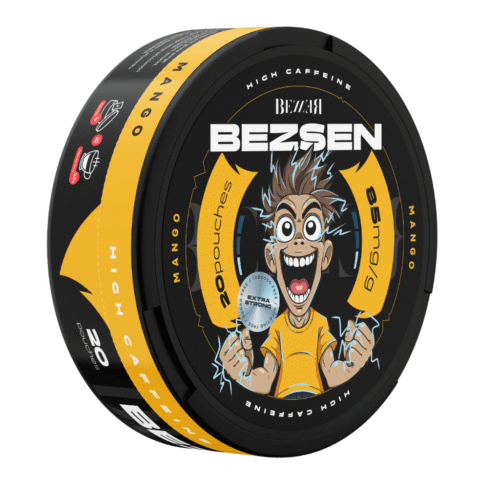SNUS z kofeiną BEZZER BEZSEN 85mg Caffeine Mango