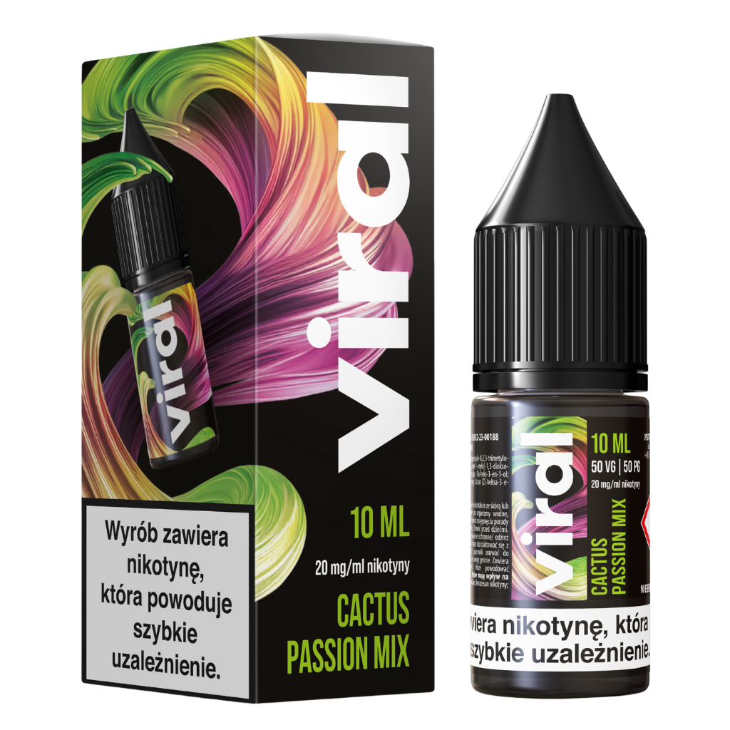 VIRAL LIQUID NIKOTYNOWY 10ml 20mg Cactus Passion Mix