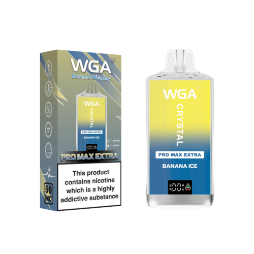 wga Disposable Vape Crystal Banana-Ice 15000 Puffs