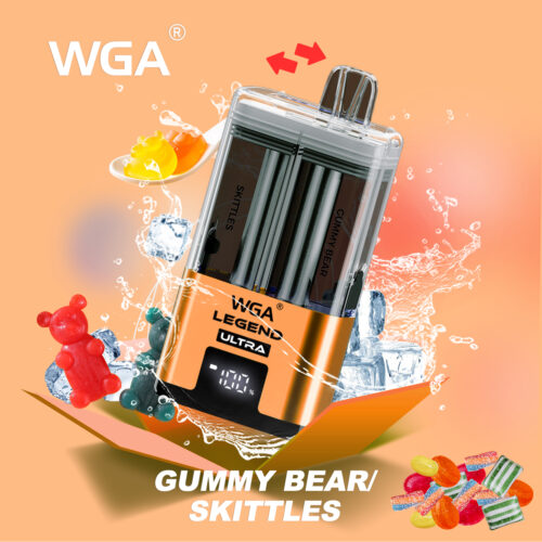 WGA VAPE GUMMY BEAR-SKITTLES 30K PUFFS