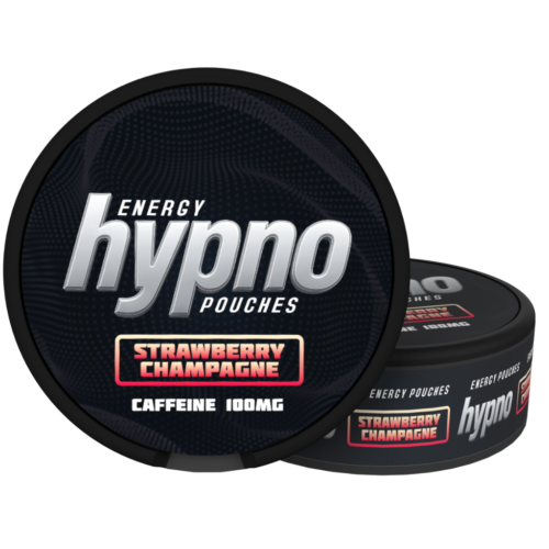 Woreczki Hypno Energy 100mg Kofeiny Strawberry Champagne