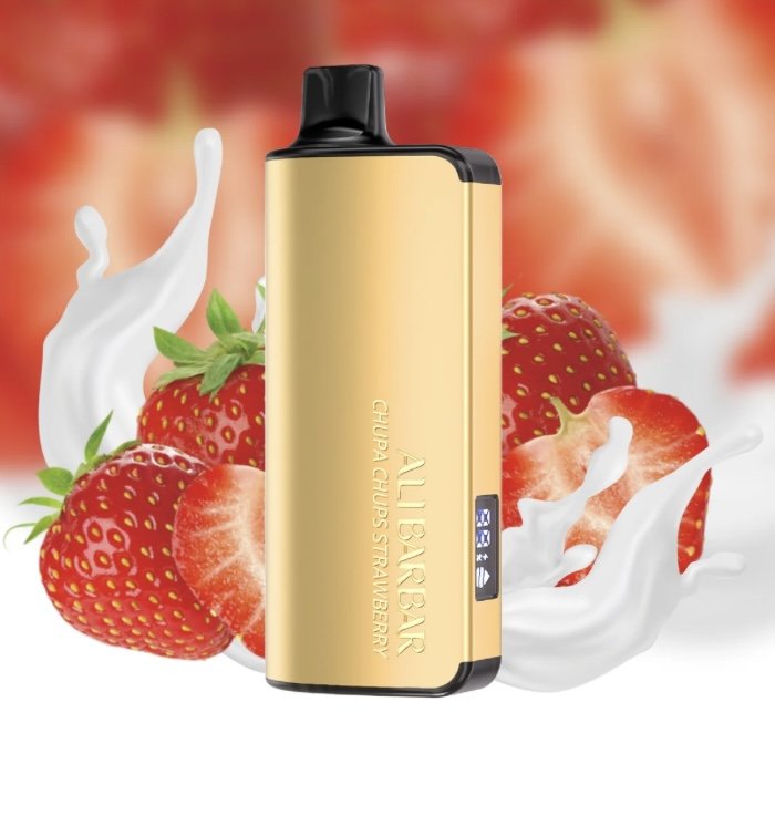 ALIBARBAR INGOT CHUPA CHUPS STRAWBERRY 9000 PUFFS - Vapes Warehouse