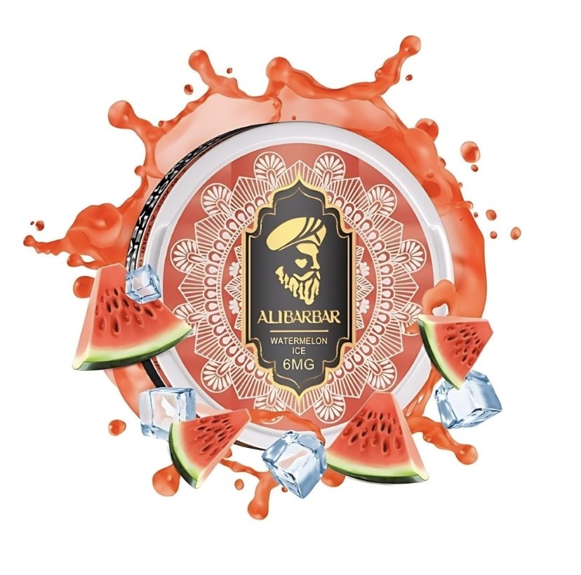Alibarbar Nicotine Pouches Watermelon Ice - China Vapes Warehouse