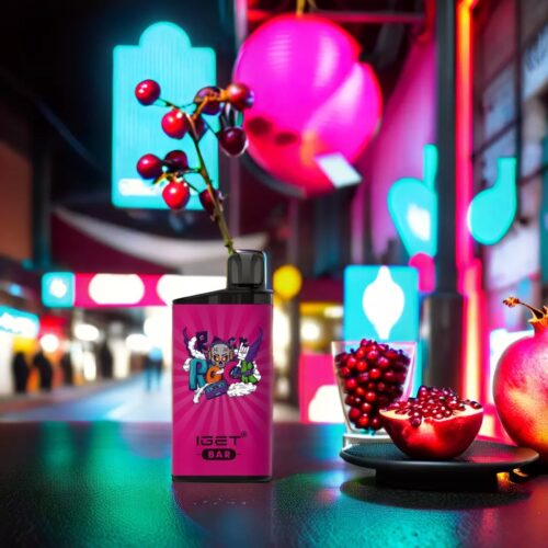 Buy Cherry Pomegranate iGET Bar 3500 - China Vapes Warehouse