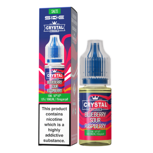 Crystal Nic Salts - Blueberry Sour Raspberry - 10ml E-liquid