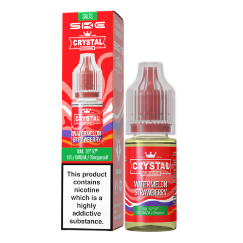Crystal Nic Salts - Watermelon Strawberry - 10ml E-liquid