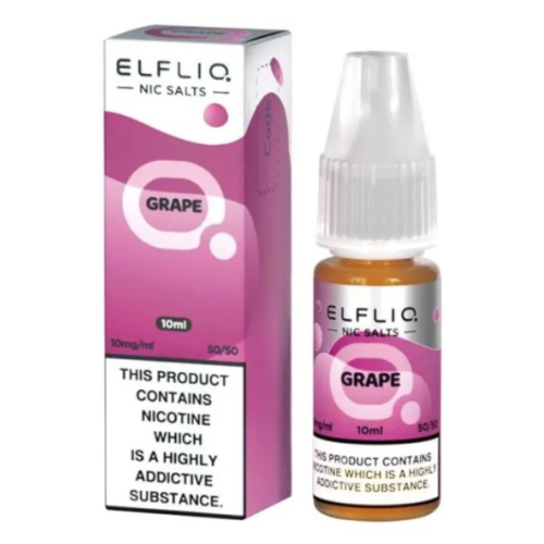 ELFBAR ELFLIQ Grape Nic Salts - 10ml