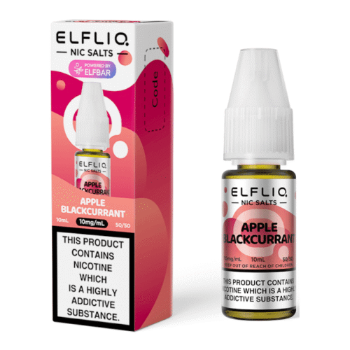 ELFBAR ELFLIQ Nic Salts - Apple Blackcurrant - 10ml E-liquid
