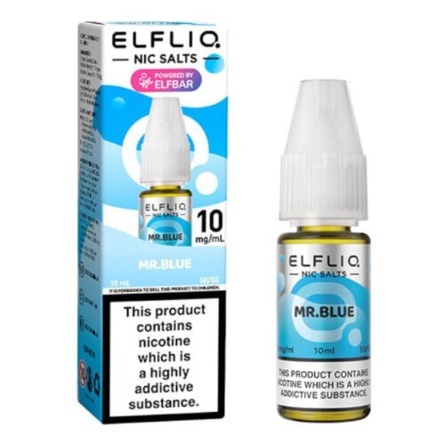 ELFBAR ELFLIQ Nic Salts - Mr Blue - 10ml E-Liquid