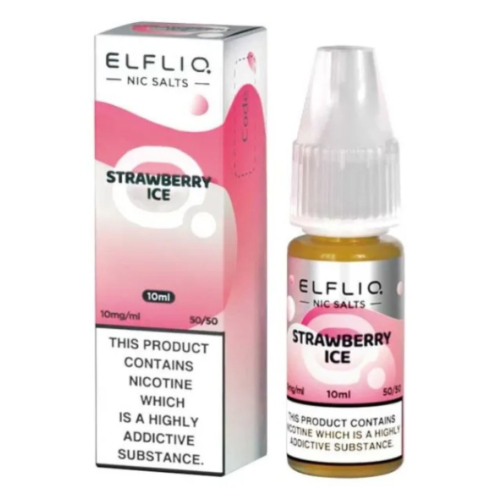 ELFBAR ELFLIQ Strawberry Ice Nic Salts - 10ml