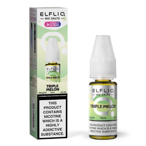 ELFBAR ELFLIQ Triple Melon Nic Salts - 10ml