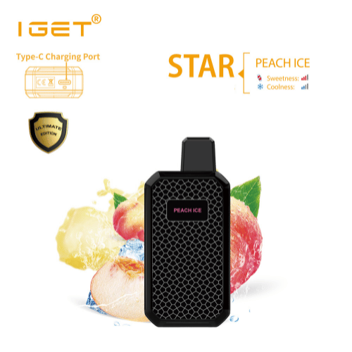 Peach Ice – IGET STAR L7000 - China Vapes Warehouse