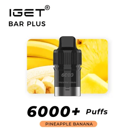 Pineapple Banana – BAR Plus – POD ONLY - China Vapes Warehouse