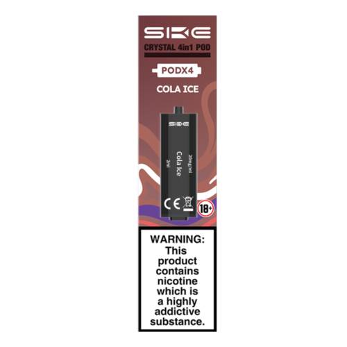 SKE Crystal 2400 4 in 1 Replacement Pods - Cola Ice - 4PK