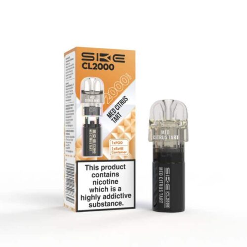 SKE Crystal CL2000 Prefilled Pods - Med Citrus Tart