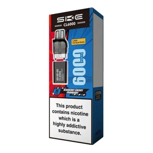 SKE Crystal CL6000 Prefilled Pod - Blueberry Cherry Cranberry