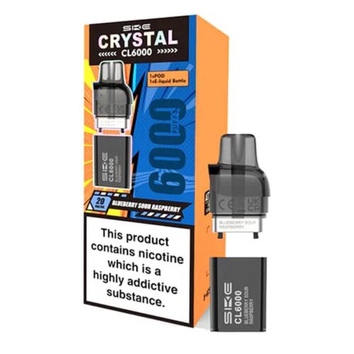 SKE Crystal CL6000 Prefilled Pod - Blueberry Sour Raspberry