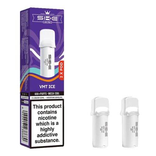 SKE Crystal Pro 600 Prefilled Pods - VMT Ice - 2PK
