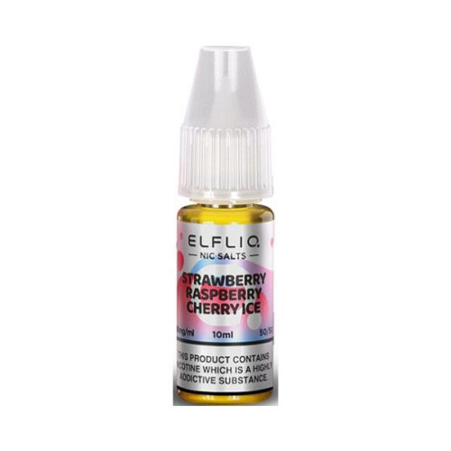 Strawberry Raspberry Cherry Ice Nic Salt by Elfliq. - 10ml