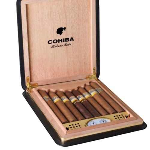 Cohiba - 50th Aniversario Travel Humidor | Box of 8 (Leather-Bound Travel Humidor)