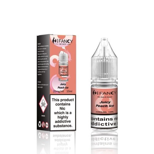 HIFANCY E LIQUID 10 ML Vape Juice Juicy Peach Ice