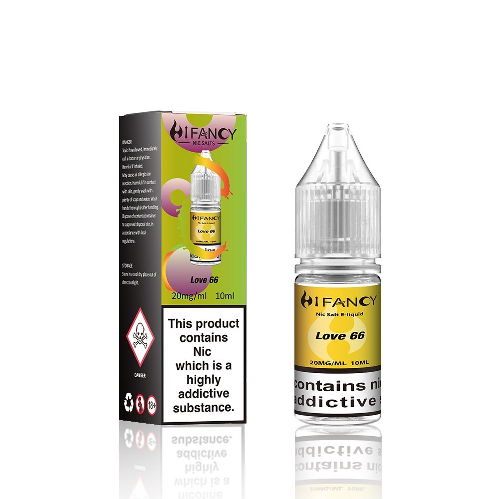 HIFANCY E LIQUID 10 ML Vape Juice Love 66