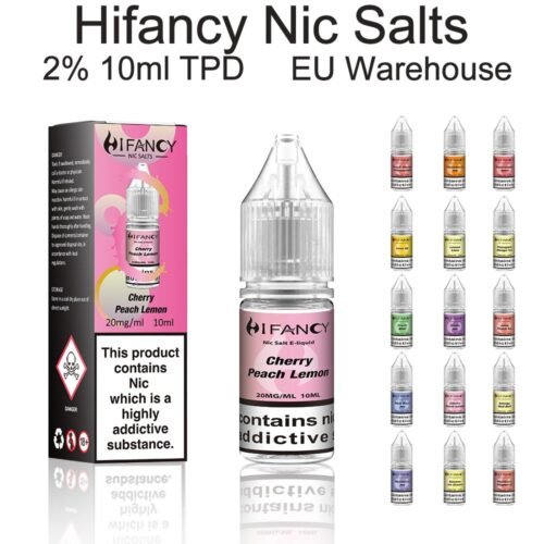 HiFancy E Liquid Vape Juice-Cherry Peach Lemon 10ml