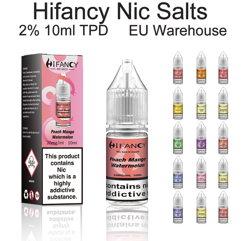 HiFancy E Liquid Vape Juice-Peach Mango Watermelon 10ml - HIFANCY