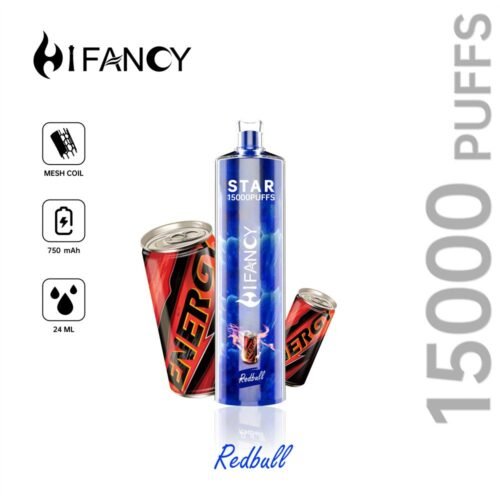 HiFancy Star 15000 Disposable vape Red Bull - HIFANCY