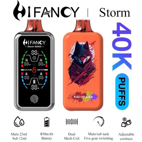 HiFancy Storm 40000 Disposable vape Fizz Cola Ice - HIFANCY